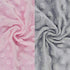 BlueSnail Soft and Strechy Minky Bassinet Fitted Sheet, Cradle Sheets for Bassinet Pad/Mattress 2pk (Bassinet, Pink+Gray)
