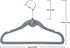 Kids Velvet Clothes Hangers - 30Pcs Baby Hanger Non Slip Space-Saving Cascading Hangers with Rotatable, Grey