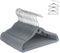 Kids Velvet Clothes Hangers - 30Pcs Baby Hanger Non Slip Space-Saving Cascading Hangers with Rotatable, Grey