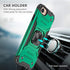 Reejax iPhone SE 2020 Case,iPhone 7 Case,iPhone 8 Case with Screen Protector,Heavy Duty Rugged Cover with Magnetic Ring Kickstand,Protective Phone Case for iPhone 7/8/SE 2020 Dark Green