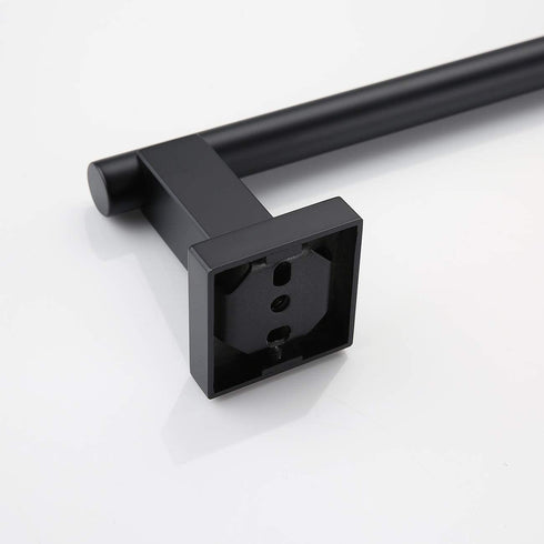 Miyili Matte Black 9-Inch Towel Bar SUS 304 Stainless Steel Hand Towel Holder for Bathroom or Kitchen Wall Mount, A02B23A