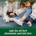 Natural Foot and Shoe Odor Eliminator – Talc-Free Shoe Deodorizer and Body Powder Neutralizes Smelly Odors – Long-Lasting, Fast-Acting Foot Powder for Kids and Adults USA- Made by Foot Sense - 50g