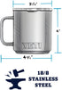 YETI Rambler 10 oz Stackable Mug, Vacuum Insulated, Stainless Steel with MagSlider Lid, White