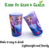 Disney Frozen 2 Elsa Anna Drink Tumblers with Lid, Reusable Straw Set for Kids Girls Toddlers, Pack of 2 - Safe BPA free by Zak design