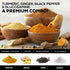 Turmeric Curcumin with Ginger & Glucosamine 2000mg with Black Pepper for Best Absorption, Joint Support, Made in USA, Natural Immune Support, Nature's Turmeric Supplement - 120 Veggie Caps