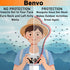 Benvo Mosquito Head Net Mesh, Face Neck Fly Netting Hood from Bugs Gnats Noseeums Screen Net for Any Outdoor Lover- with Carry Bags Fits Most Sizes of Hats Caps (2pcs, Light Grey, Updated Big Net)