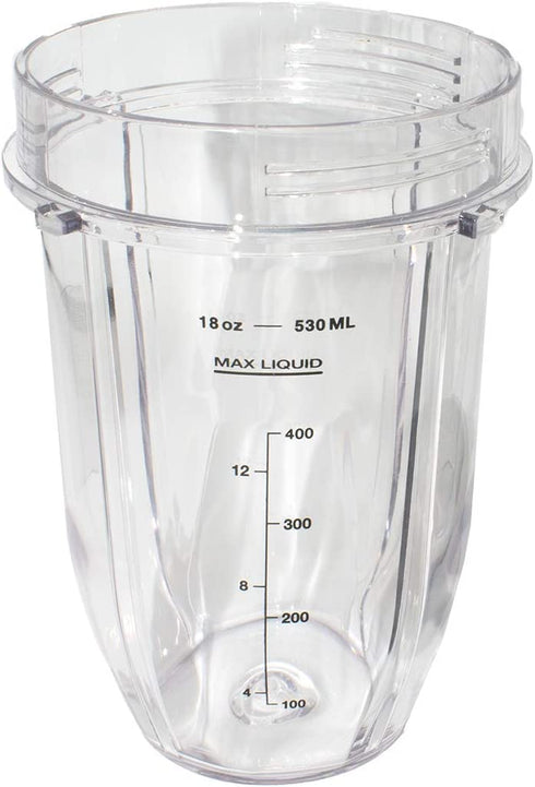 Blendin 2 Pack Small 18 Ounce Cup with Sip N Seal Flip Lids, Compatible with Nutri Ninja Auto-iQ 1000w Series and Duo Blenders