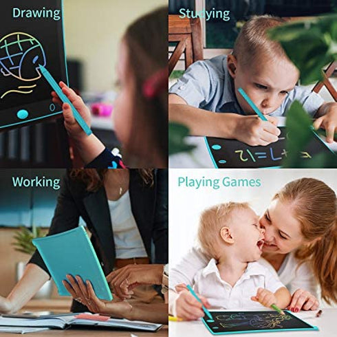 Orsen Colorful 8.5 Inch LCD Writing Tablet for Kids, Electronic Sketch Drawing Pad Doodle Board, Toddler Learning Educational Toys Gifts for Girls&boys 3 4 5 6 7