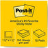 Post-it Mini Notes, 1.5x2 in, 12 Pads, America's #1 Favorite Sticky Notes, Cape Town Collection, Bright Colors (Magenta, Pink, Blue, Green), Clean Removal, Recyclable (653AN)