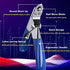 ATO-DJCX Dog Cat Nail Clippers, Professional Pet Claw Trimmer, Free Nail File, Stainless Steel Razor Sharp Blade Dog Toes Cutter Grooming Tools for Small Medium Large Animal Pets Blue