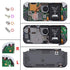 eXtremeRate Scarlet Red Replacement ABXY Home Capture Plus Minus Keys Dpad L R ZL ZR Trigger for Nintendo Switch Lite, Full Set Buttons Repair Kits with Tools for Nintendo Switch Lite