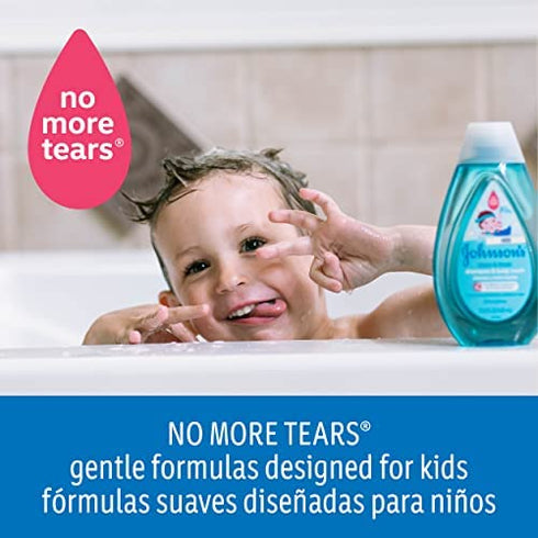 Johnson's Baby Clean Fresh TearFree Children's Shampoo Body Wash Paraben Sulfate DyeFree Formula is Hypoallergenic Gentle on Toddler's Sensitive Skin FreshBoost Fragrance, Sulfate-Free, 13.6 Fl Oz