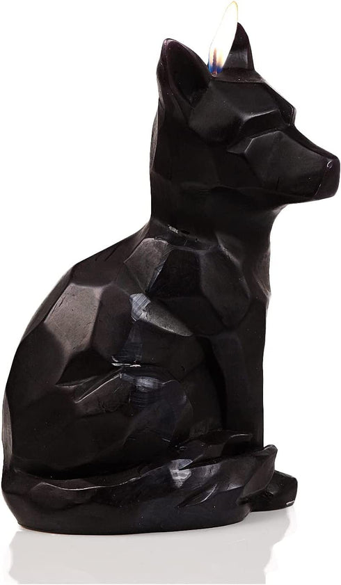 Gute Geometric Fox Candle - Unique Gift for Animal Lovers - Fox Skeleton Candle 7" H Burns for 5.5 Hours! - Animal Candles, Animal Party Gifts, Birthday Gifts