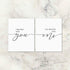 Set of 2, I Belong with You You Belong with Me, Bedroom Quote Print, Minimalist Wall Art, Bedroom Poster, Modern Nordic Art, Home Decor, Bedroom Wall Art, 11x14inch Unframed