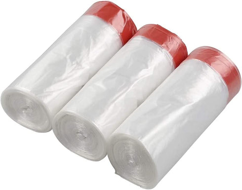 Joyeen 5 Gallon Drawstring Garbage Bags, Clear Trash Bags, 108 bags