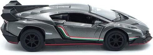 Kinsmart Lamborghini Veneno 1/36 Diecast Metal Toy Model (Gray)