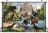 Jurassic Dinosaur Party Decoration Backdrop Photography Dinosaur Kingdom Children Birthday Party Banner Jungle Safari Animals Baby Shower Photo Background 5x3ft Cake Table Photo Booth Vinyl
