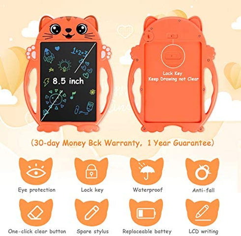 Christmas Gifts Stocking Stuffers for Kids - Toddler Toys for 3 4 5 6 7 8 Year Old Girls Boys Kids Toys Learning Doodle Board Drawing Pad Birthday Gifts Ideas Toddler Travel Road Trip Essential Toy