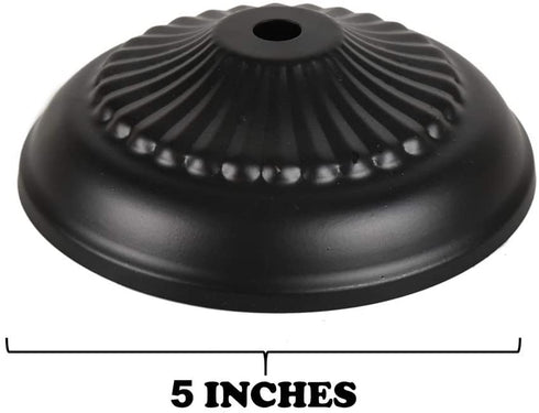 Sangle Soppfy Vingage Canopy Kit and Pendant Light Fixture Chain for Chandelier or Swag Light Fixtures ,Maximum Weight of 50 Pounds , 6 feet ,Heavy Duty,5 Inches Diameter, Black