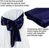 ANECO 4 Pack Satin Table Runner 12 x 108 Inch Long Bright Silk and Smooth Fabric Party Table Runner for Wedding Banquet Party Decoration- Navy Blue