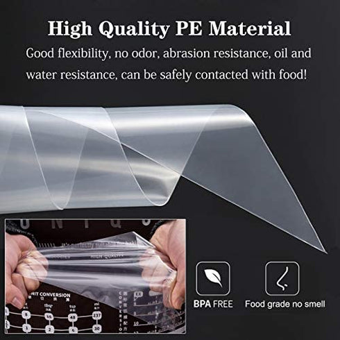 GEMLON Disposable Icing Piping Bags and Tips Set, 100Pcs 12 Inch Clear Plastic Pastry Bags Icing Piping Bags, Cookies&Cupcake&Cake Decorating Tool Supplies with Frosting Bags&6 Tips&2 Couplers&2 Ties