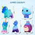 Jumbo Squishy Toys for Kids 5 Pack - Squishes Slow Rising Animal Gift Set Include Cat, Unicorn, Dinosaur, Rabbit & Elf, Creamy Scented Kawaii Soft Rebound Stress Reliever Sensory Toys Gift for Kids