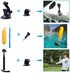 TEKCAM Action Camera Accessories Kits Bundle Compatible with Gopro Hero 11 10 9 8 7/AKASO EK7000/Brave 4/7 LE/ V50X/Dragon Touch 4k Camera Car Suction Cup Mount Floating Handle Grip Selfie Stick