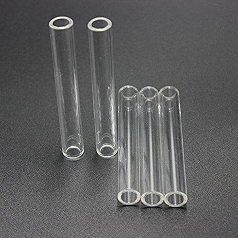 4 inch Long 5 Piece Pyrex Glass Tubes 12 mm OD 1.5 mm Thick Wall Tubing Borosilicate Blowing Tubes