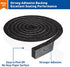 MAGZO Weather Stripping 1 Inch W X 1/2 Inch T, Foam Insulation Strips High Resilience Total Length 13 Feet (6.5 ft x 2 Rolls)
