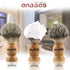 Shaving Brush, Handmade Pure Badger Hair Brush with Natural Manchurian Ash Wood Handle for Men Traditional Wet Shaving