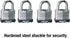 Master Lock 1803Q Fortress Outdoor Padlock with Key, 4 Pack Keyed-Alike