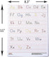 Handwriting Practice Letter Tracing for Kids: Board for Cursive & Printing Style with Dry Erase Marker for Preschooler - Reusable Wipe Clean ABC Alphabet Learn to Write, 8.3 x 11 Inches