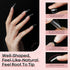 Modelones 600pcs Coffin Nails Fake Nail Tips Clear Full Cover Acrylic False Nails Extension Professional Manicure Tool for Nail Salons and DIY Nail Art 10 Sizes