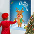 Christmas Party Games for Kids Pin The Nose On The Deer Kids Christmas Games for Party Christmas Activities for Families Pin The Nose On The for Adults Holiday Christmas Day Games
