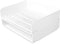 Stackable Desktop Document Letter Tray Organizer Accessories Paper Tray, Multi-Layer File Sorter Storage Paper Holder Stylish (2 Pack)