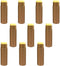 Healthcom 10 Pcs 1 Oz Paperboard Lip Balm Tubes Cardboard Lipstick Tube Kraft Paper Empty Refillable Lip Gloss Containers Chapstick Container Round Paper Solid Perfume Tube for DIY Cosmetic Lotions Deodorant,Brown