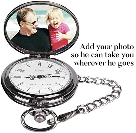 Gifts for Dad from Daughter I Dad Gifts from Daughter -"I Will Always be Your Little Girl" Pocket Watch I Dad Birthday Gifts from Daughter I Father Daughter Gifts