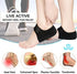 Heel Protectors, Gel Heel Cups, Heel Cushion Support for Plantar Fasciitis, Heel Pain, Achilles Tendinitis, Dry Cracked Heels, Heel Pads for Men & Women
