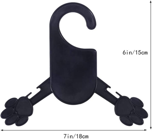 UEETEK Pet Clothes Hangers for Dog Cat Baby Toddler Small Coat Hanger Size S Pack of 10