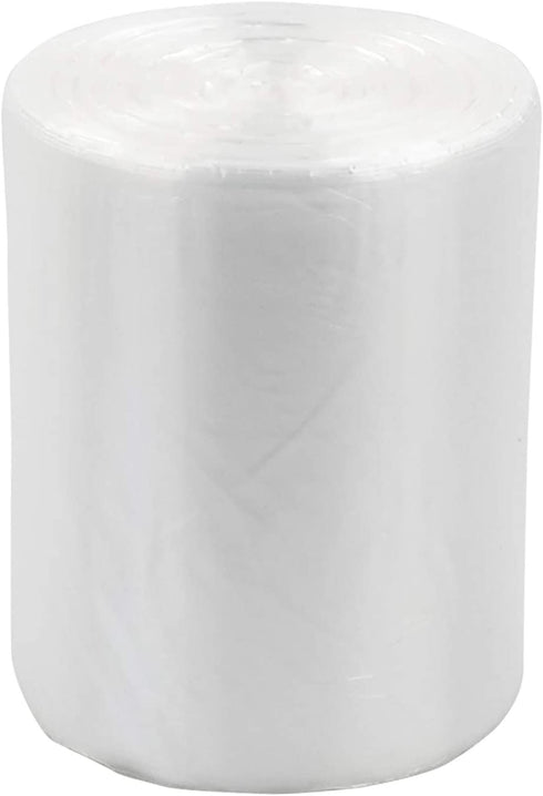 Parlynies Plastic 1.5 Gallon Garbage Bags, Kitchen Trash Bags, Tall Rubbish Wastebasket Liners, Clear, 2 Rolls