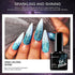 Morovan Cat-Eye Gel Nail Polish Kit - 6 Glitter 9D Magnetic Colors Changing Gel Nail Polish Set Holographic Cat-Eyes Temperature Rainbow Mood Changing Phantom Chameleon Nail Polish Kit