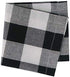 ARKSU Buffalo Plaid Napkin 12X12inch,Set of 10,Black and White Check Napkin for Christmas,Thanksgiving Decor