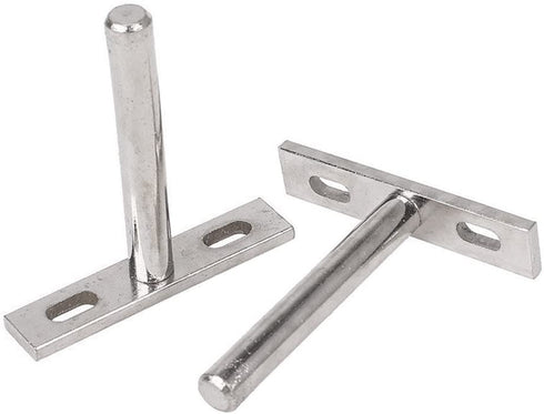 Bestgle 6Pcs 3-Inch Invisible Floating Shelf Brackets, Stainless Steel Hidden Shelves Supports, Wall Holder Concealed Bracket Mount Kit for DIY Home Wall Shelf