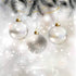 200pcs Christmas Ornaments String Hanger Silver Precut Ribbon Hook for Christmas Tree Ornament Decorations with Snap Fastener