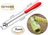 3 pcs Zucchini Squash Cucumber Corer Vegetable Corers Drill Stainless Steel Core Remover Coring Tool Kitchen Stuffed Vegetables Veggies Seed Remover Tools Remove Seeds Eggplant 10" Long Gadgets
