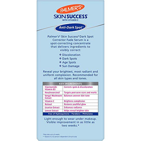 Palmer's Skin Success Dark Spot Corrector Fade Serum, 1 Ounce