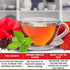 Tipson Tulsi Herbal Infusion - Hibiscus - 25 Organic Tea Bags - Caffeine Free - NonGMO - Gluten Free- Double Chambered Foil Enveloped Bags