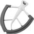 6 QT Flex Edge Beater Attachment for KitchenAid Bowl-Lift Stand Mixer, Flat Edge Beater for 6 Quart with Silicone Edges