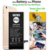 Battery for iPhone 6s, 2600mAh High Capacity Battery Replacement Kit for IP 6s A1633, A1688 and A1700 with Full Remove Tool Kit and Instruction (Only for IP 6s)