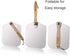 Premium Aluminum Pizza Peel With Foldable Oaken Handle, 12 x 14, Convenient To Store, Good Helper For Baking, Homemade Pizza And Bread